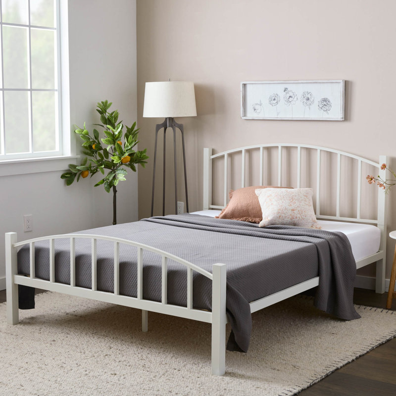 Metal slat headboard discount